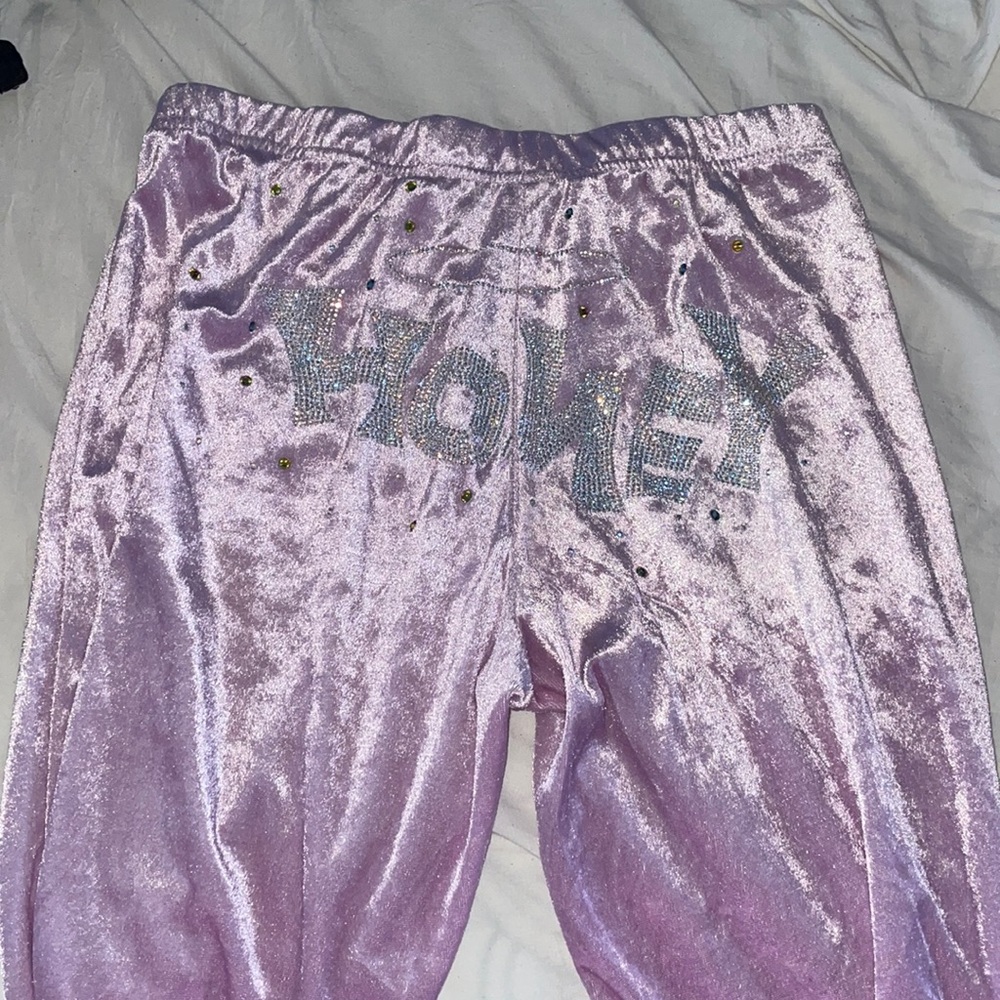 rhinestone flare pants